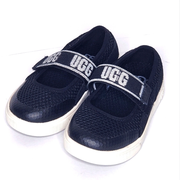 UGG Other - UGG Kids Toddle Black Rennon Skimmer Glitter Shoes Size